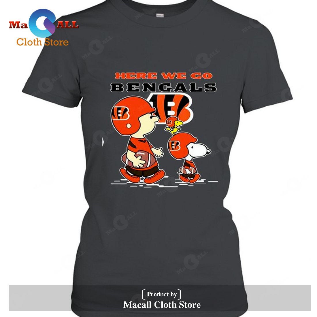 Cincinnati Bengals Here We Go Cincinnati Bengals Snoopy-Unisex T-Shirt Cincinnati Bengals Here We Go Cincinnati Bengals Snoopy-Unisex T-Shirt