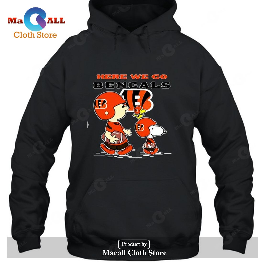 Cincinnati Bengals Here We Go Cincinnati Bengals Snoopy-Unisex T-Shirt Cincinnati Bengals Here We Go Cincinnati Bengals Snoopy-Unisex T-Shirt