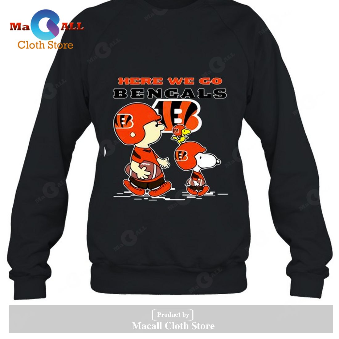Cincinnati Bengals Here We Go Cincinnati Bengals Snoopy-Unisex T-Shirt Cincinnati Bengals Here We Go Cincinnati Bengals Snoopy-Unisex T-Shirt