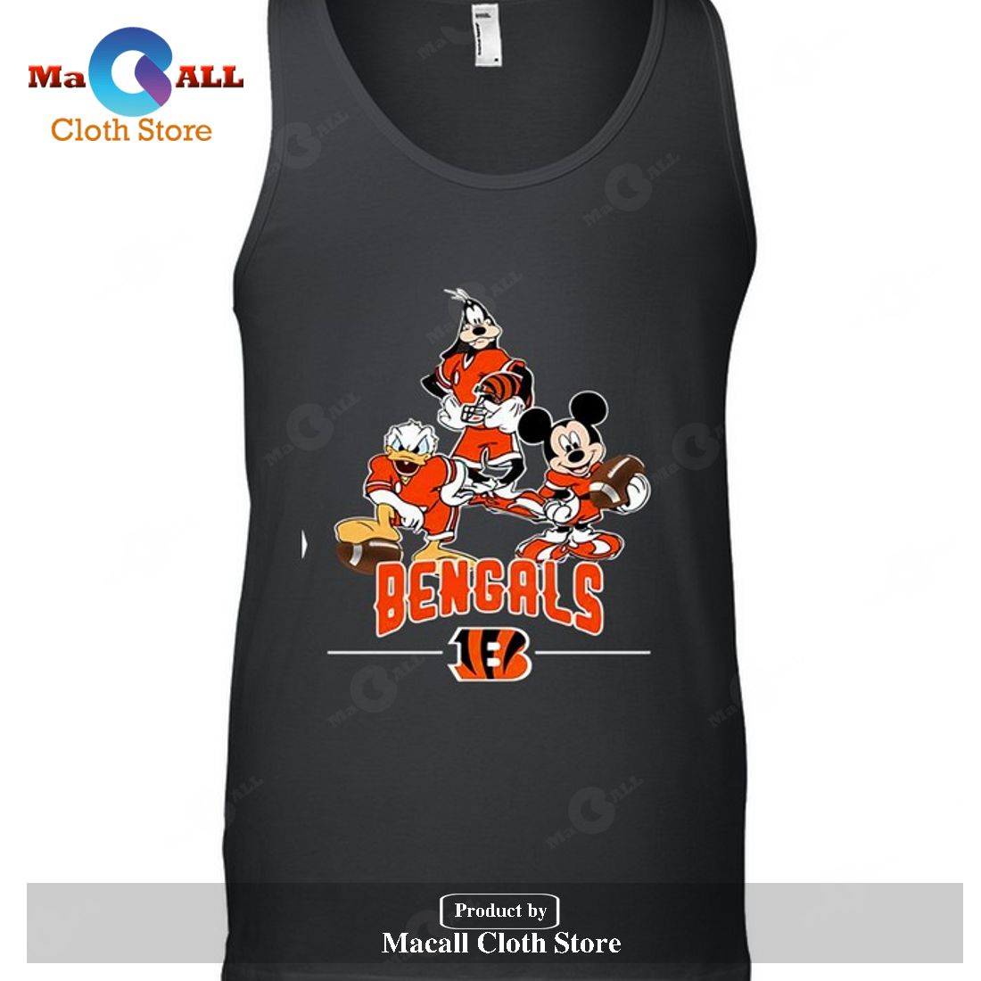 Cincinnati Bengals Mickey Donald Goofy Fan-Unisex T-Shirt Cincinnati Bengals Mickey Donald Goofy Fan-Unisex T-Shirt