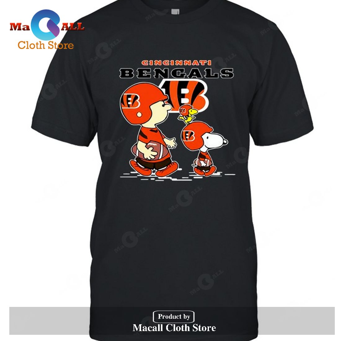 Cincinnati Bengals Snoopy-Unisex T-Shirt Cincinnati Bengals Snoopy-Unisex T-Shirt