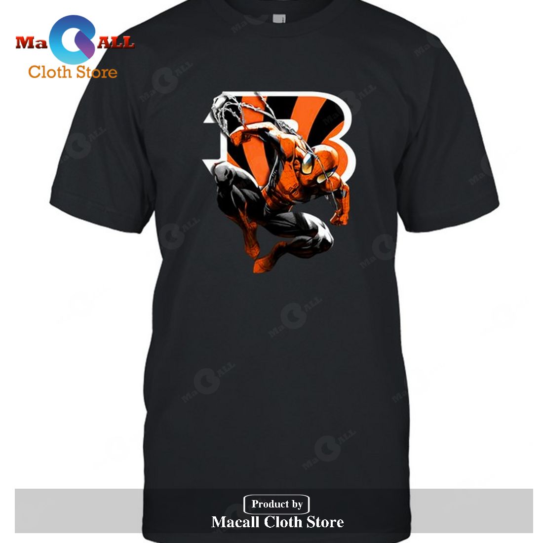 Cincinnati Bengals Spiderman Cincinnati Bengals-Unisex T-Shirt Cincinnati Bengals Spiderman Cincinnati Bengals-Unisex T-Shirt