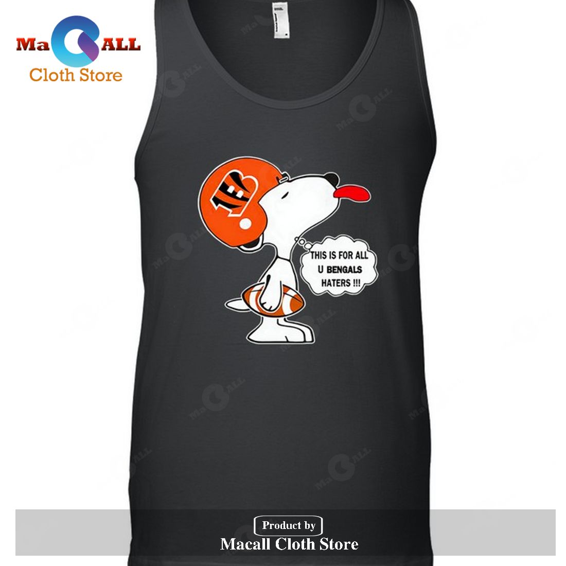 Cincinnati Bengals This Is For All U Bengals Haters Snoopy-Unisex T-Shirt Cincinnati Bengals This Is For All U Bengals Haters Snoopy-Unisex T-Shirt