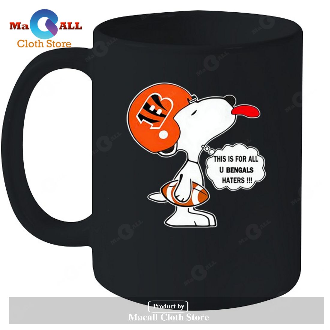 Cincinnati Bengals This Is For All U Bengals Haters Snoopy-Unisex T-Shirt Cincinnati Bengals This Is For All U Bengals Haters Snoopy-Unisex T-Shirt