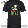 Cleveland Browns Snoopy Drives Cleveland Browns Beetle Car Fan-Unisex T-Shirt