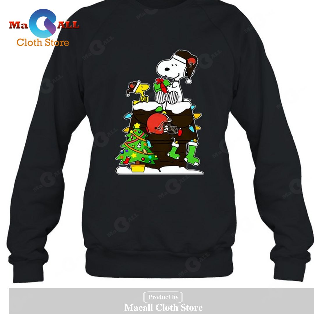 Cleveland Browns Snoopy Woodstock Christmas-Unisex T-Shirt Cleveland Browns Snoopy Woodstock Christmas-Unisex T-Shirt