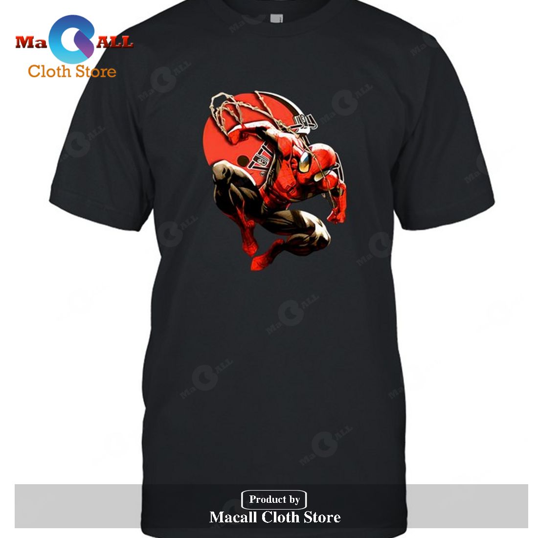 Cleveland Browns Spiderman Cleveland Browns-Unisex T-Shirt Cleveland Browns Spiderman Cleveland Browns-Unisex T-Shirt
