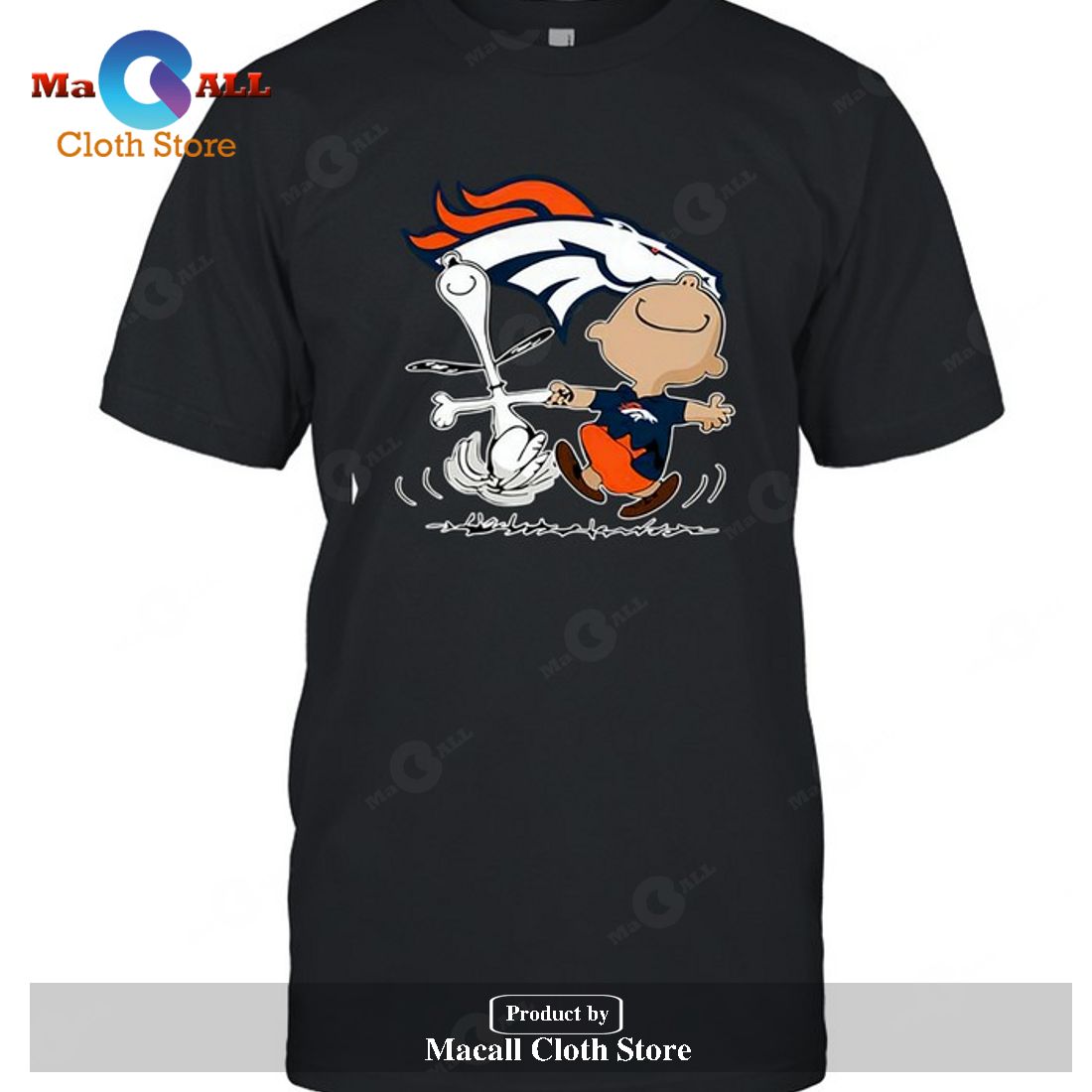Denver Broncos Charlie Brown Snoopy Denver Broncos-Unisex T-Shirt Denver Broncos Charlie Brown Snoopy Denver Broncos-Unisex T-Shirt