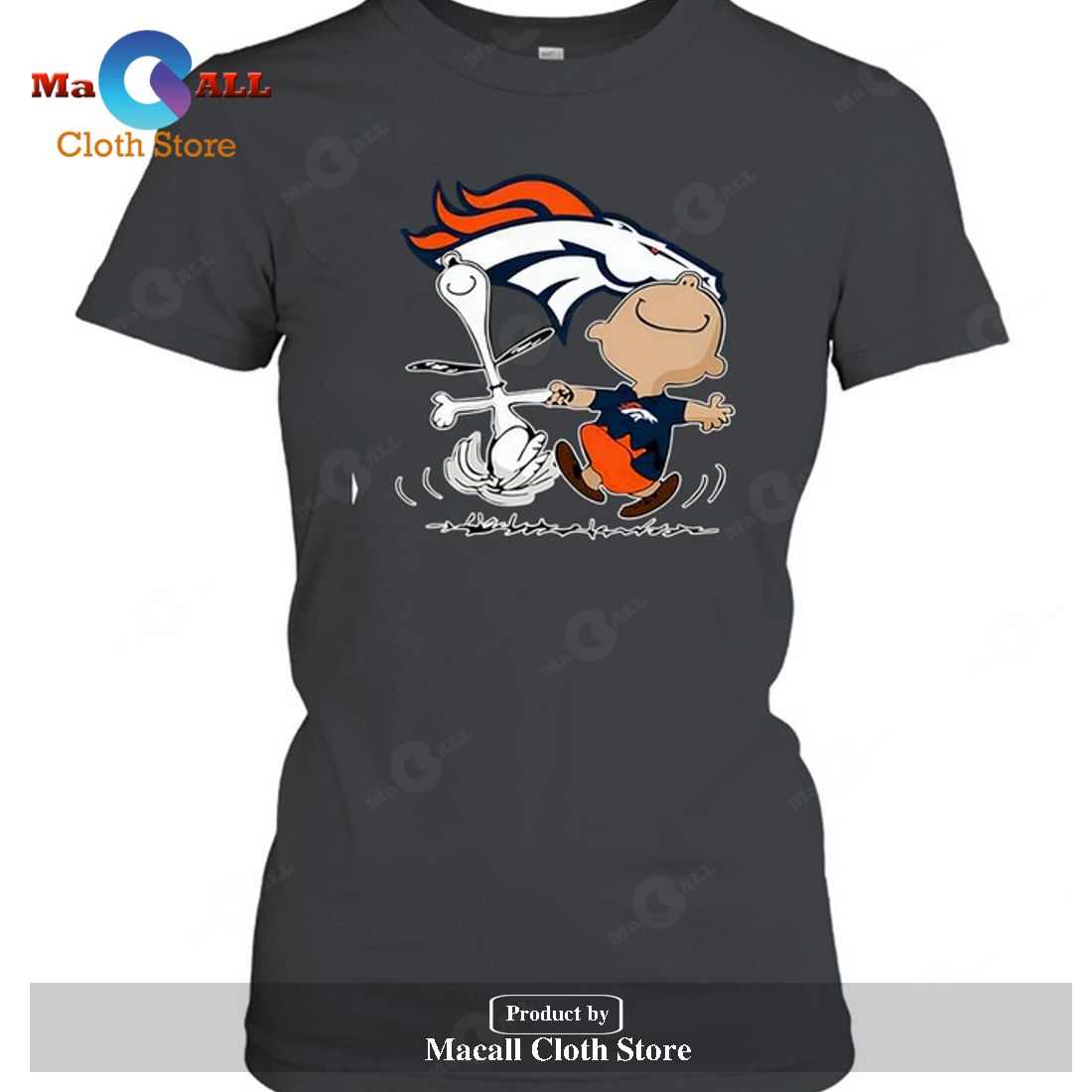 Denver Broncos Charlie Brown Snoopy Denver Broncos-Unisex T-Shirt Denver Broncos Charlie Brown Snoopy Denver Broncos-Unisex T-Shirt