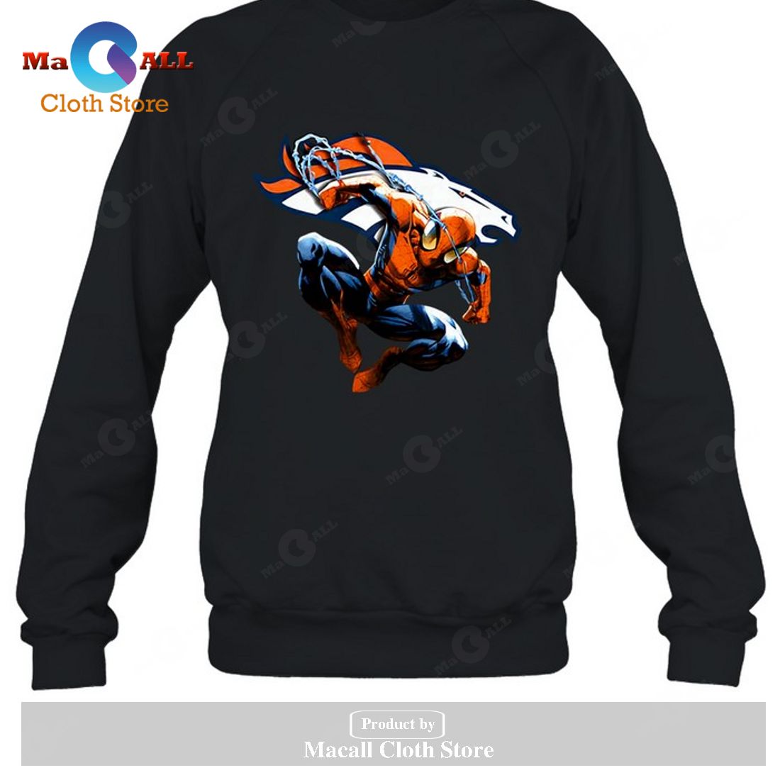Denver Broncos Spiderman Denver Broncos-Unisex T-Shirt Denver Broncos Spiderman Denver Broncos-Unisex T-Shirt