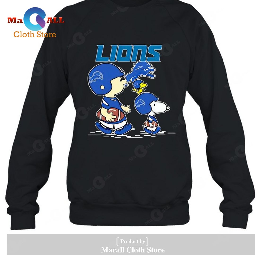 Detroit Lions Snoopy-Unisex T-Shirt Detroit Lions Snoopy-Unisex T-Shirt