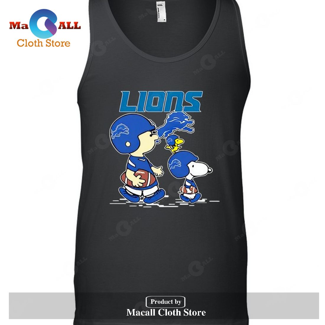 Detroit Lions Snoopy-Unisex T-Shirt Detroit Lions Snoopy-Unisex T-Shirt