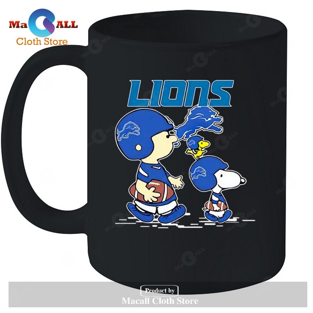 Detroit Lions Snoopy-Unisex T-Shirt Detroit Lions Snoopy-Unisex T-Shirt