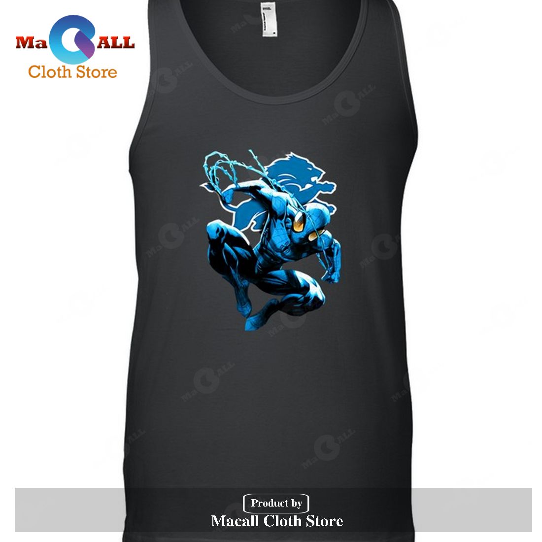 Detroit Lions Spiderman Detroit Lions Tank-Unisex T-Shirt Detroit Lions Spiderman Detroit Lions Tank-Unisex T-Shirt