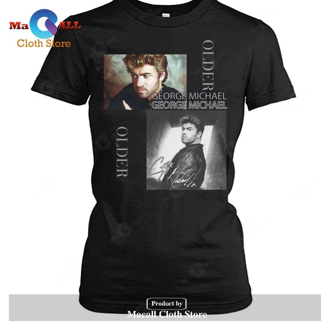 George Michael Signatures-Unisex T-Shirt George Michael Signatures-Unisex T-Shirt