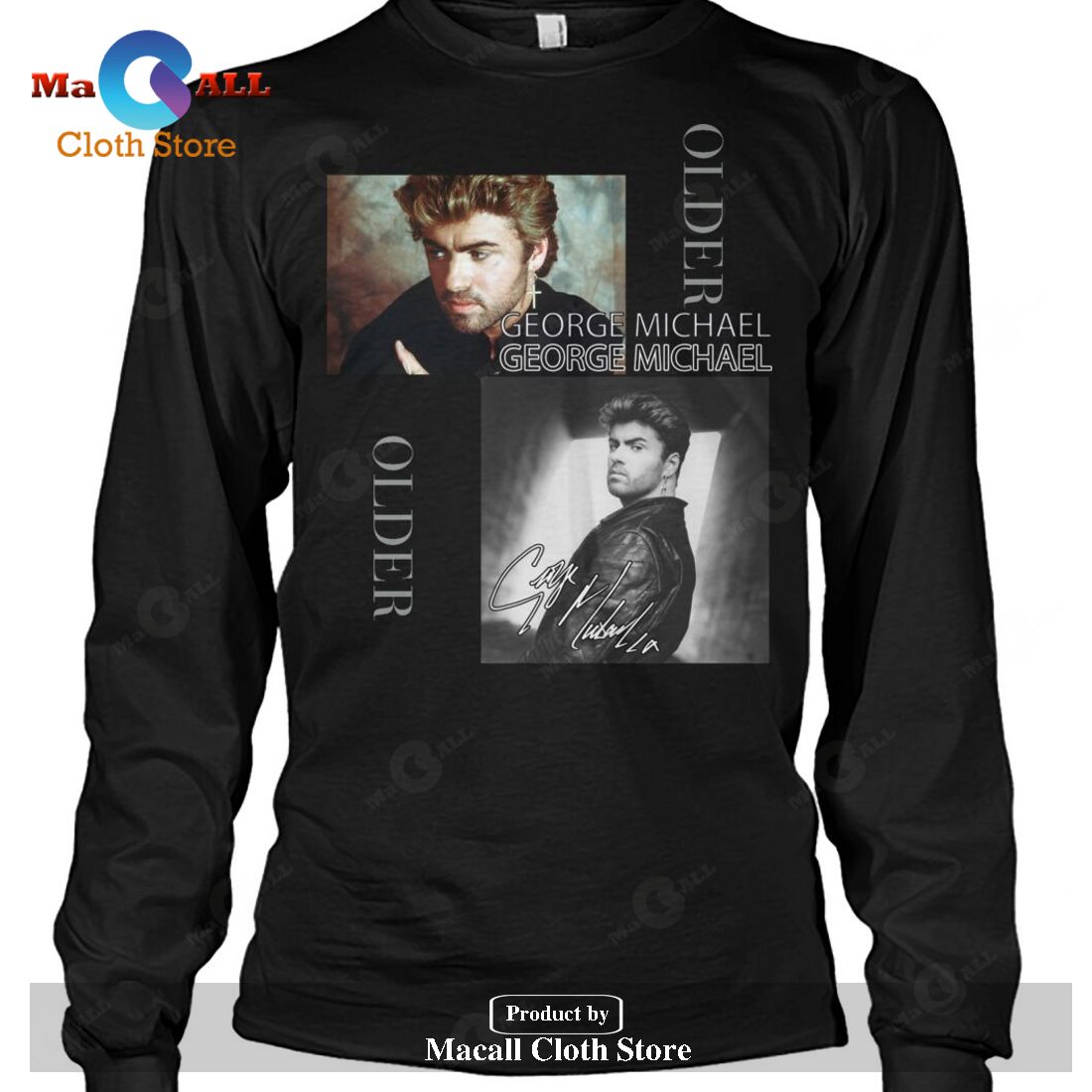 George Michael Signatures-Unisex T-Shirt George Michael Signatures-Unisex T-Shirt