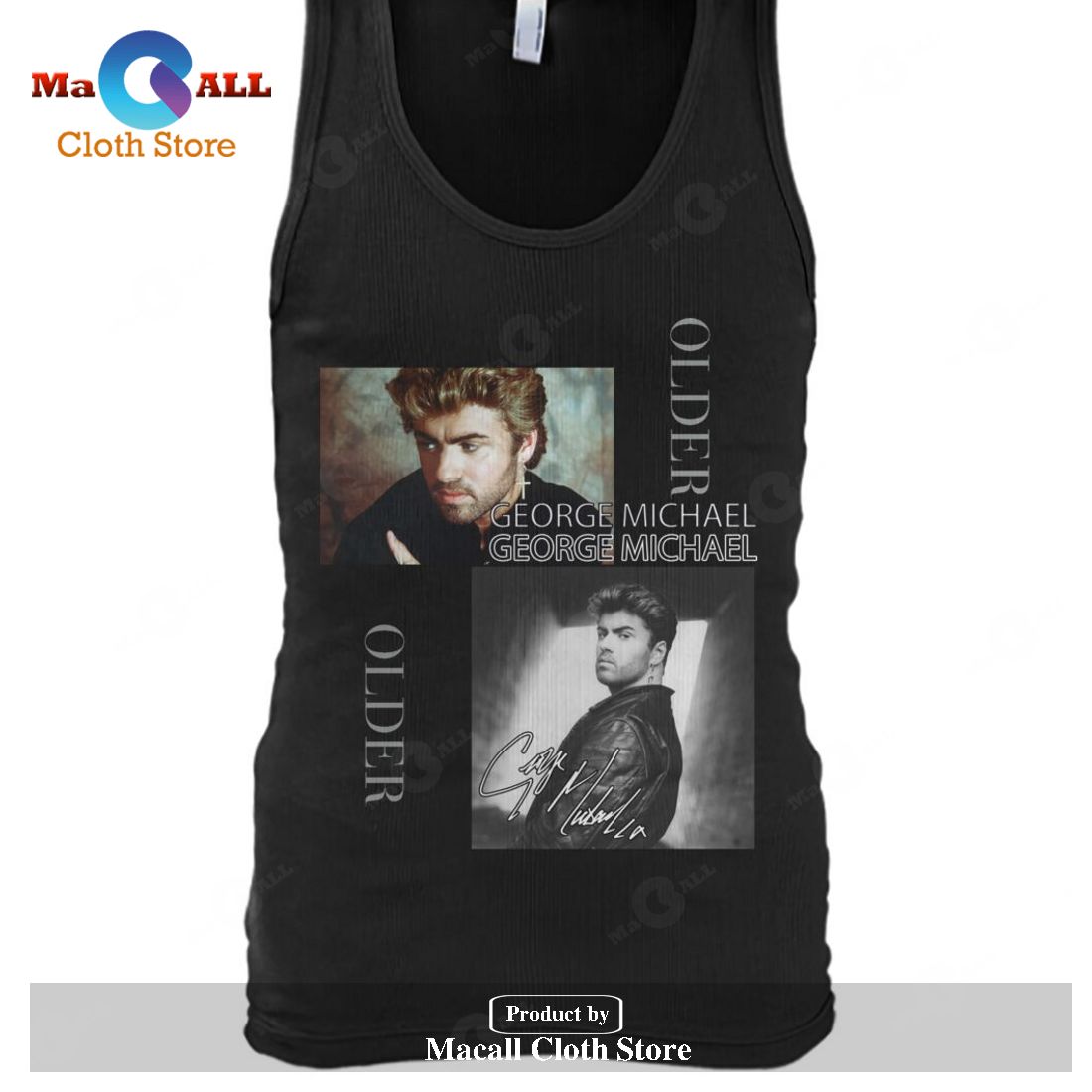 George Michael Signatures-Unisex T-Shirt George Michael Signatures-Unisex T-Shirt