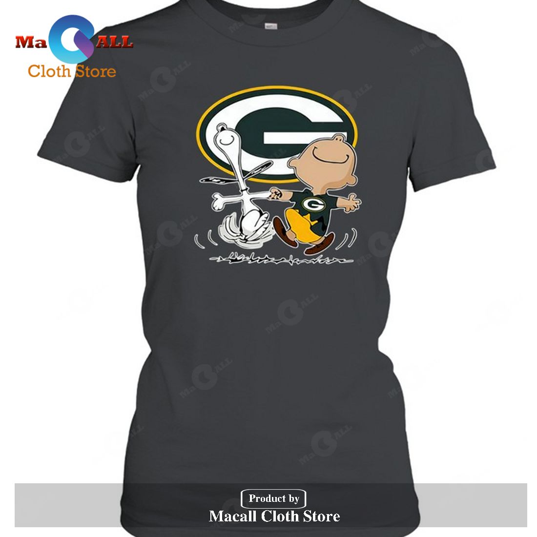 Green Bay Packers Charlie Brown Snoopy Green Bay Packers-Unisex T-Shirt Green Bay Packers Charlie Brown Snoopy Green Bay Packers-Unisex T-Shirt