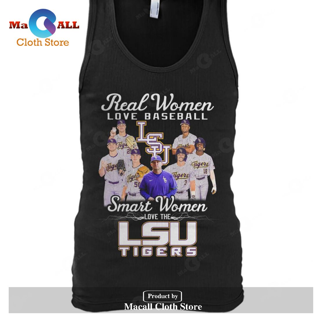 Real Women Love Baseball Smart Women Love The LSU Tiger-Unisex T-Shirt Real Women Love Baseball Smart Women Love The LSU Tiger-Unisex T-Shirt