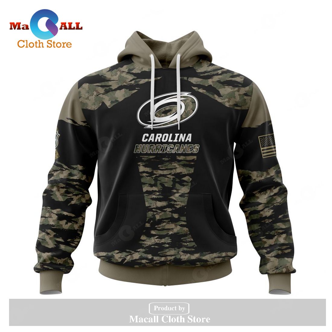 Personalized NHL Carolina Hurricanes - Honors Veterans And Military Members Kits V5 Hoodie Sweatshirt 3D Personalized NHL Carolina Hurricanes - Honors Veterans And Military Members Kits V5 Hoodie Sweatshirt 3D