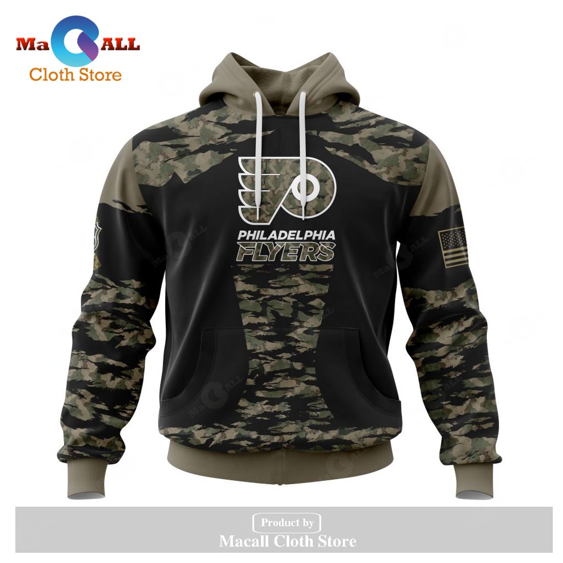 Personalized NHL Philadelphia Flyers - Honors Veterans And Military Members Kits V5 Hoodie Sweatshirt 3D Personalized NHL Philadelphia Flyers - Honors Veterans And Military Members Kits V5 Hoodie Sweatshirt 3D