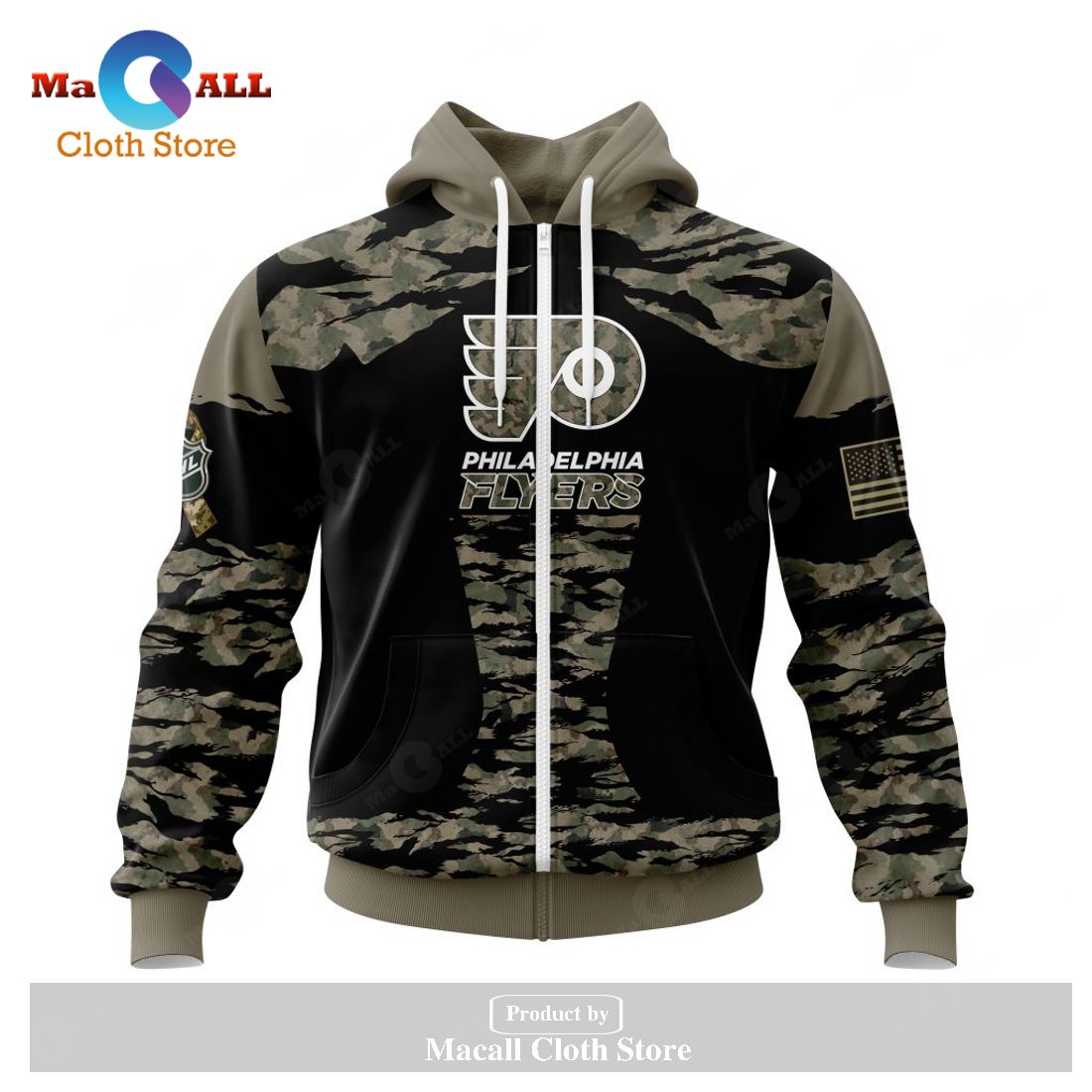 Personalized NHL Philadelphia Flyers - Honors Veterans And Military Members Kits V5 Hoodie Sweatshirt 3D Personalized NHL Philadelphia Flyers - Honors Veterans And Military Members Kits V5 Hoodie Sweatshirt 3D