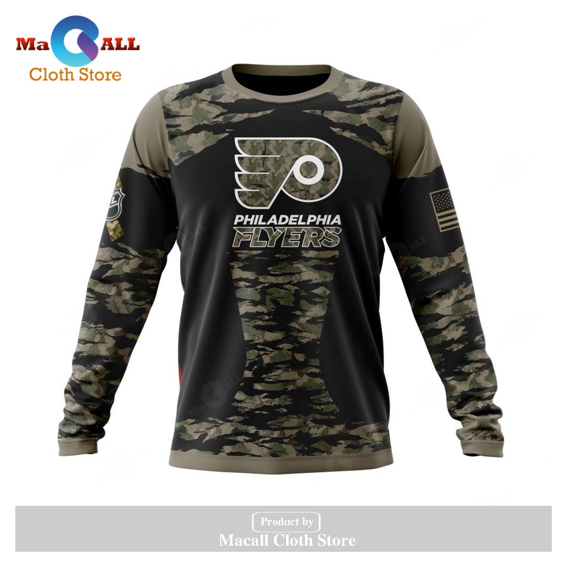 Personalized NHL Philadelphia Flyers - Honors Veterans And Military Members Kits V5 Hoodie Sweatshirt 3D Personalized NHL Philadelphia Flyers - Honors Veterans And Military Members Kits V5 Hoodie Sweatshirt 3D