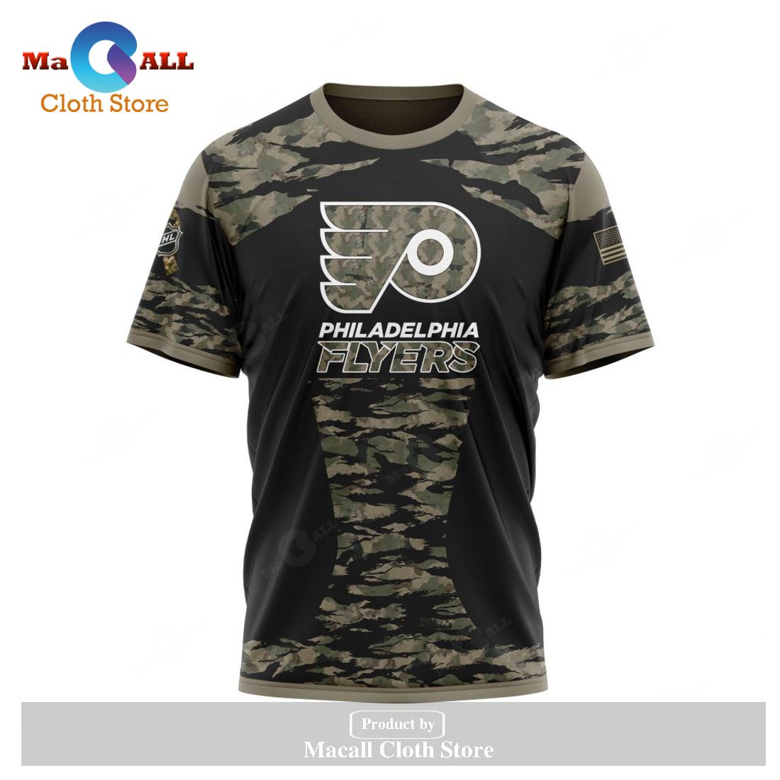 Personalized NHL Philadelphia Flyers - Honors Veterans And Military Members Kits V5 Hoodie Sweatshirt 3D Personalized NHL Philadelphia Flyers - Honors Veterans And Military Members Kits V5 Hoodie Sweatshirt 3D