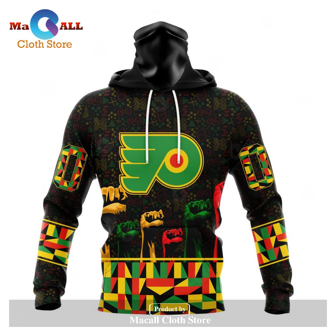 Personalized NHL Philadelphia Flyers Special Design Celebrate Black History Month Hoodie Sweatshirt 3D Personalized NHL Philadelphia Flyers Special Design Celebrate Black History Month Hoodie Sweatshirt 3D