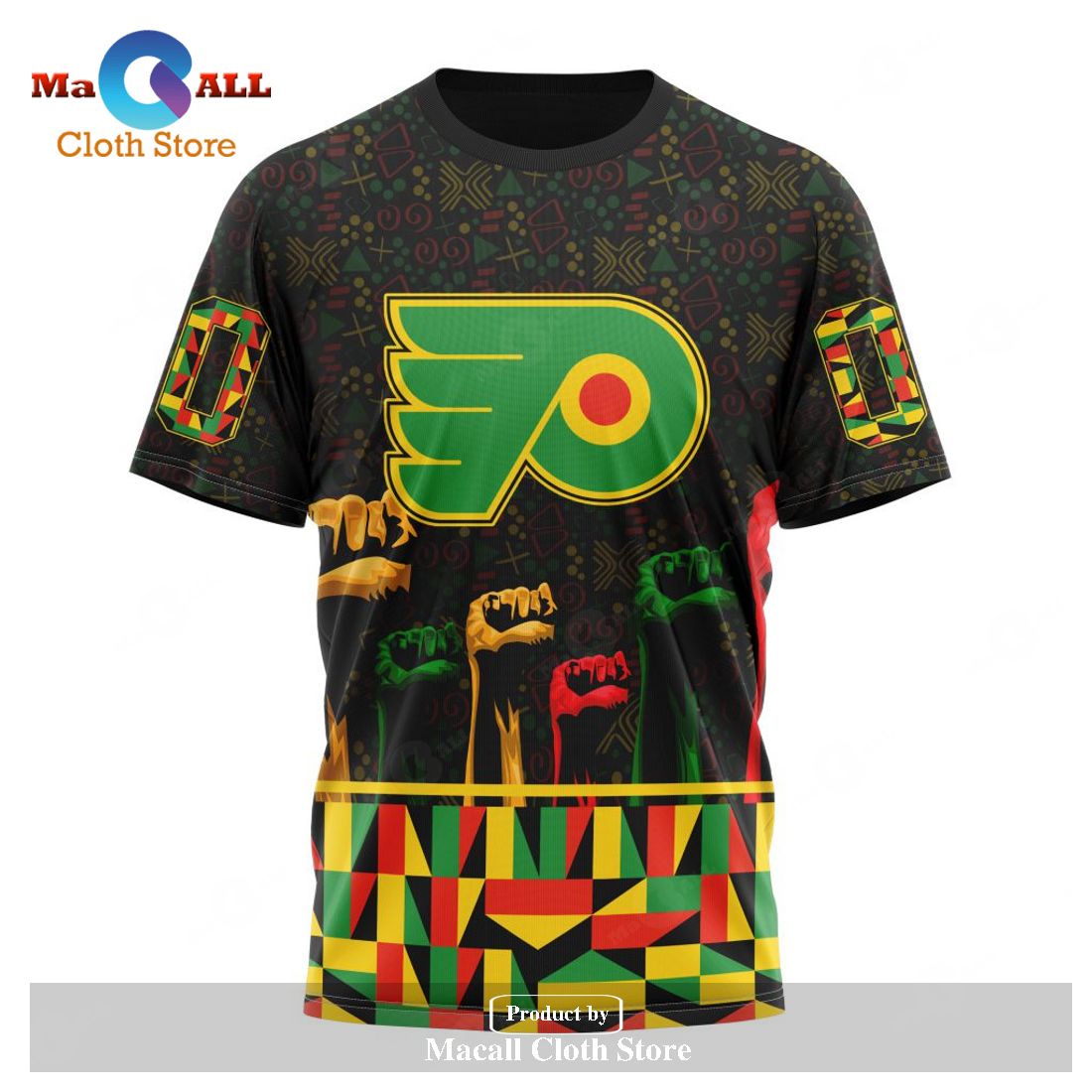 Personalized NHL Philadelphia Flyers Special Design Celebrate Black History Month Hoodie Sweatshirt 3D Personalized NHL Philadelphia Flyers Special Design Celebrate Black History Month Hoodie Sweatshirt 3D