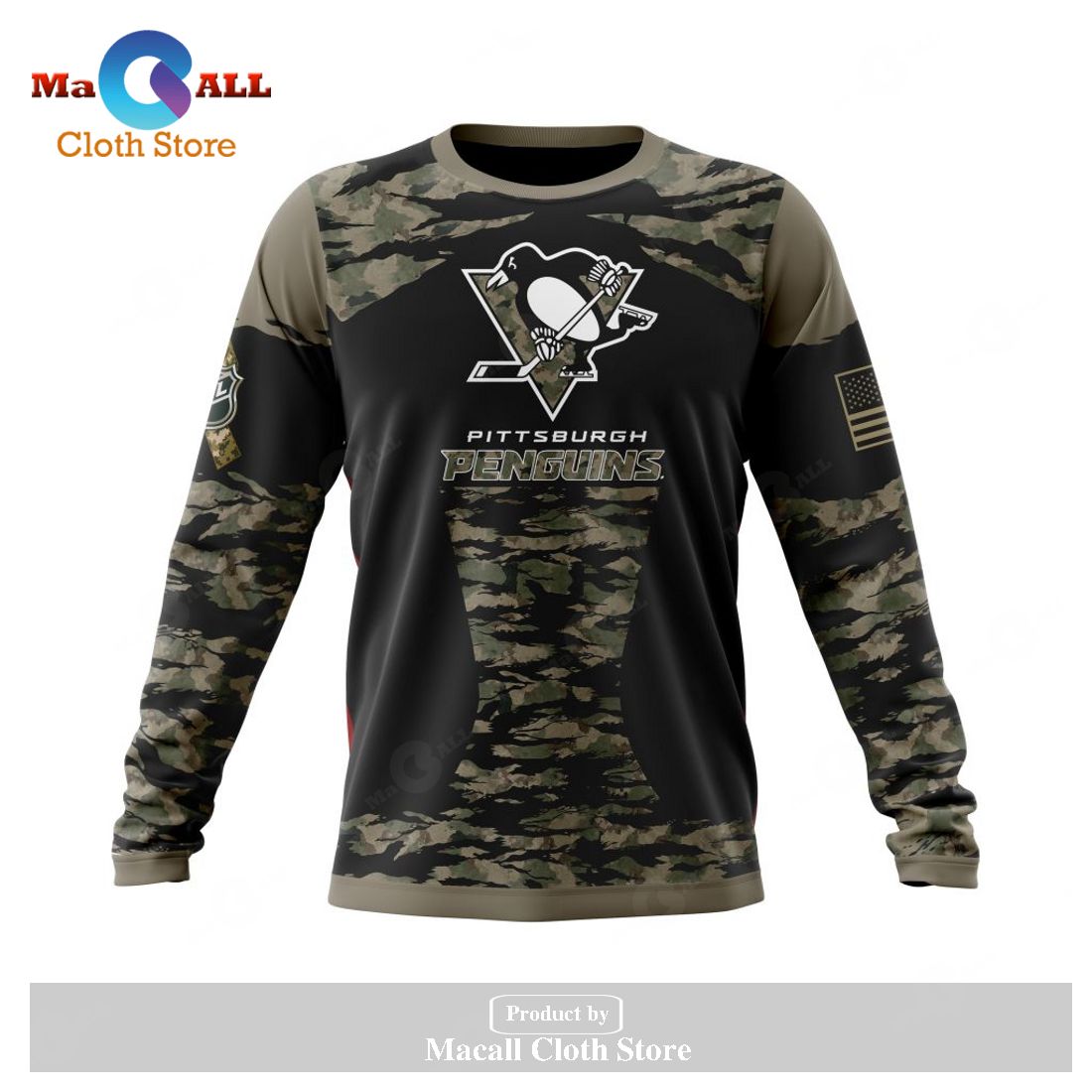 Personalized NHL Pittsburgh Penguins - Honors Veterans And Military Members Kits V5 Hoodie Sweatshirt 3D Personalized NHL Pittsburgh Penguins - Honors Veterans And Military Members Kits V5 Hoodie Sweatshirt 3D