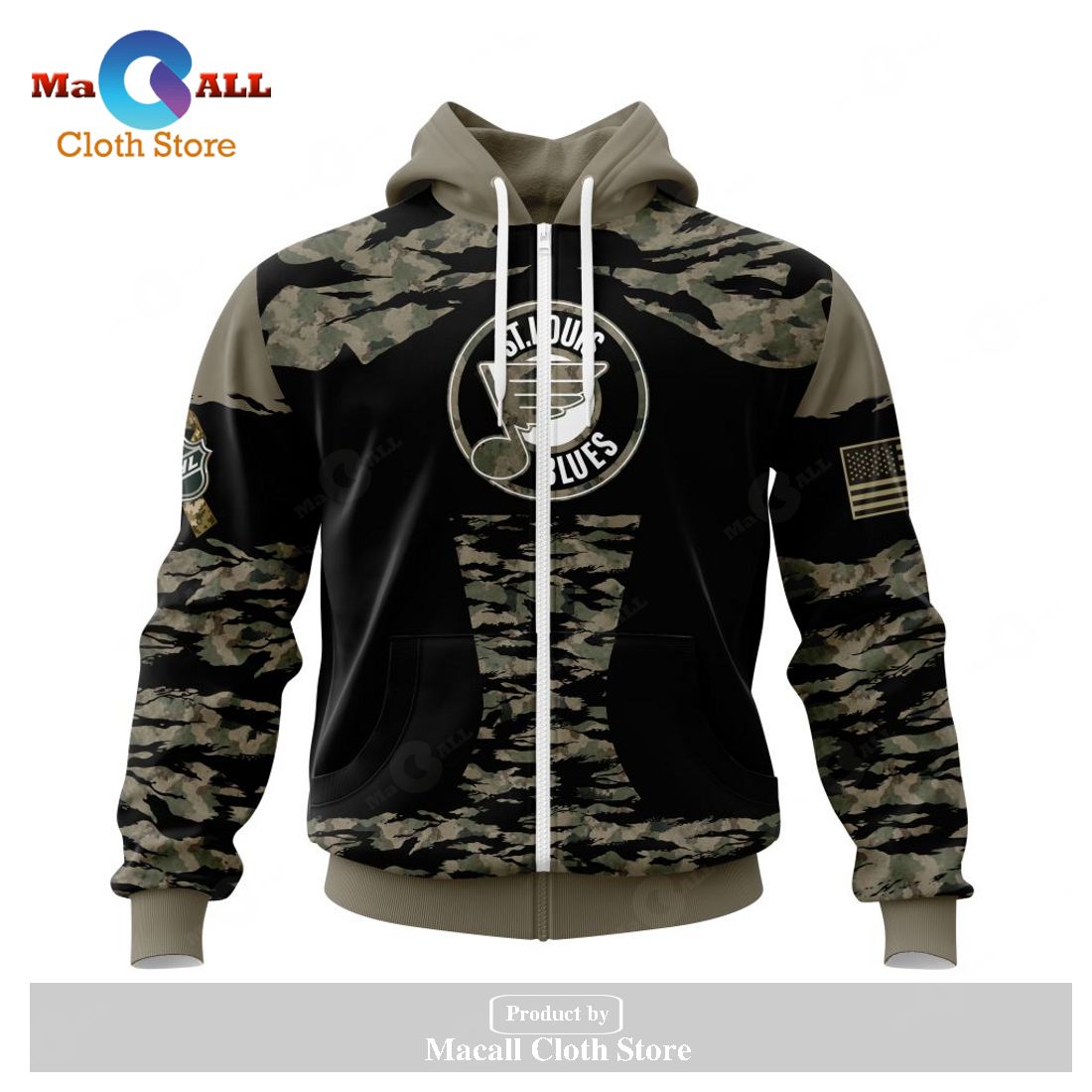 Personalized NHL St. Louis Blues - Honors Veterans And Military Members Kits V5 Hoodie Sweatshirt 3D Personalized NHL St. Louis Blues - Honors Veterans And Military Members Kits V5 Hoodie Sweatshirt 3D