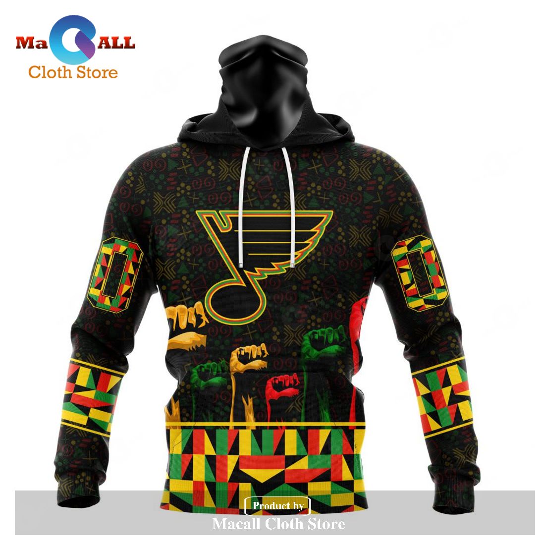 Personalized NHL St. Louis Blues Special Design Celebrate Black History Month Hoodie Sweatshirt 3D Personalized NHL St. Louis Blues Special Design Celebrate Black History Month Hoodie Sweatshirt 3D