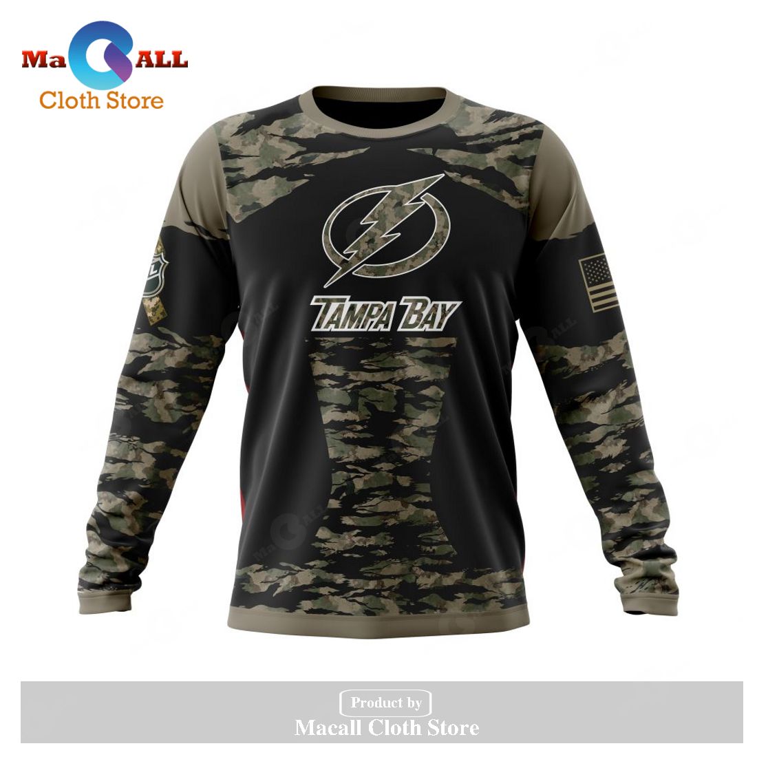 Personalized NHL Tampa Bay Lightning - Honors Veterans And Military Members Kits V5 Hoodie Sweatshirt 3D Personalized NHL Tampa Bay Lightning - Honors Veterans And Military Members Kits V5 Hoodie Sweatshirt 3D