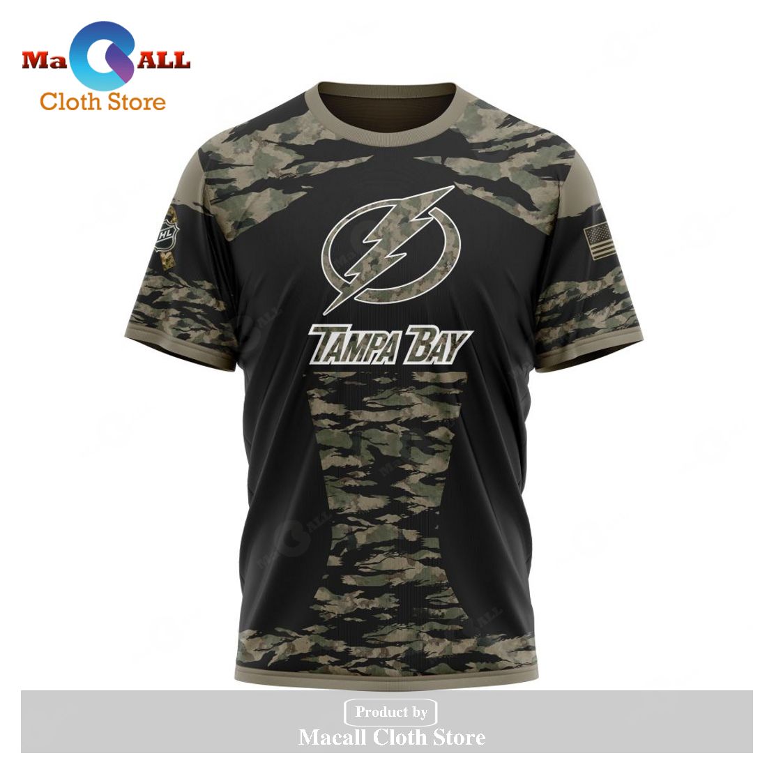 Personalized NHL Tampa Bay Lightning - Honors Veterans And Military Members Kits V5 Hoodie Sweatshirt 3D Personalized NHL Tampa Bay Lightning - Honors Veterans And Military Members Kits V5 Hoodie Sweatshirt 3D