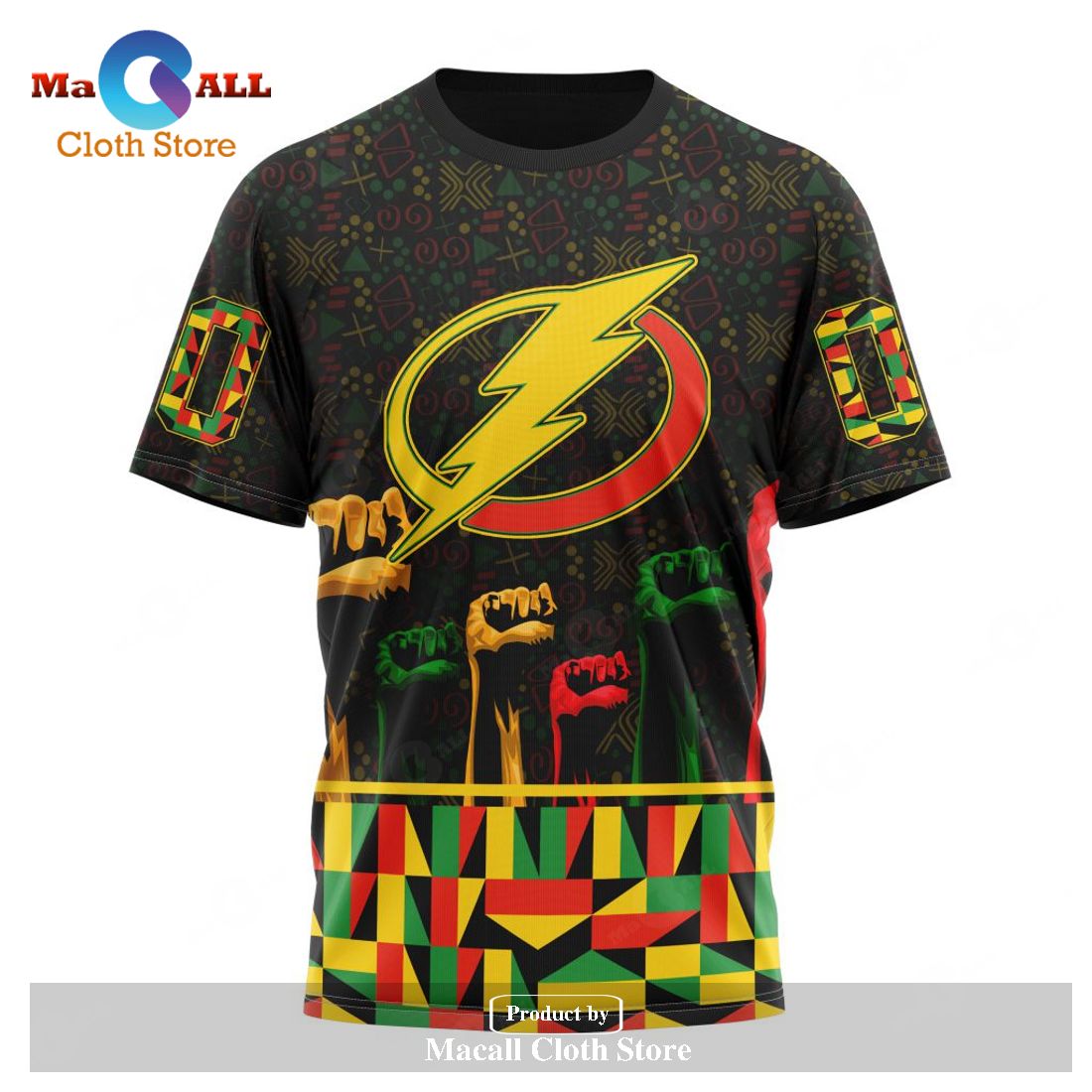 Personalized NHL Tampa Bay Lightning Special Design Celebrate Black History Month Hoodie Sweatshirt 3D Personalized NHL Tampa Bay Lightning Special Design Celebrate Black History Month Hoodie Sweatshirt 3D