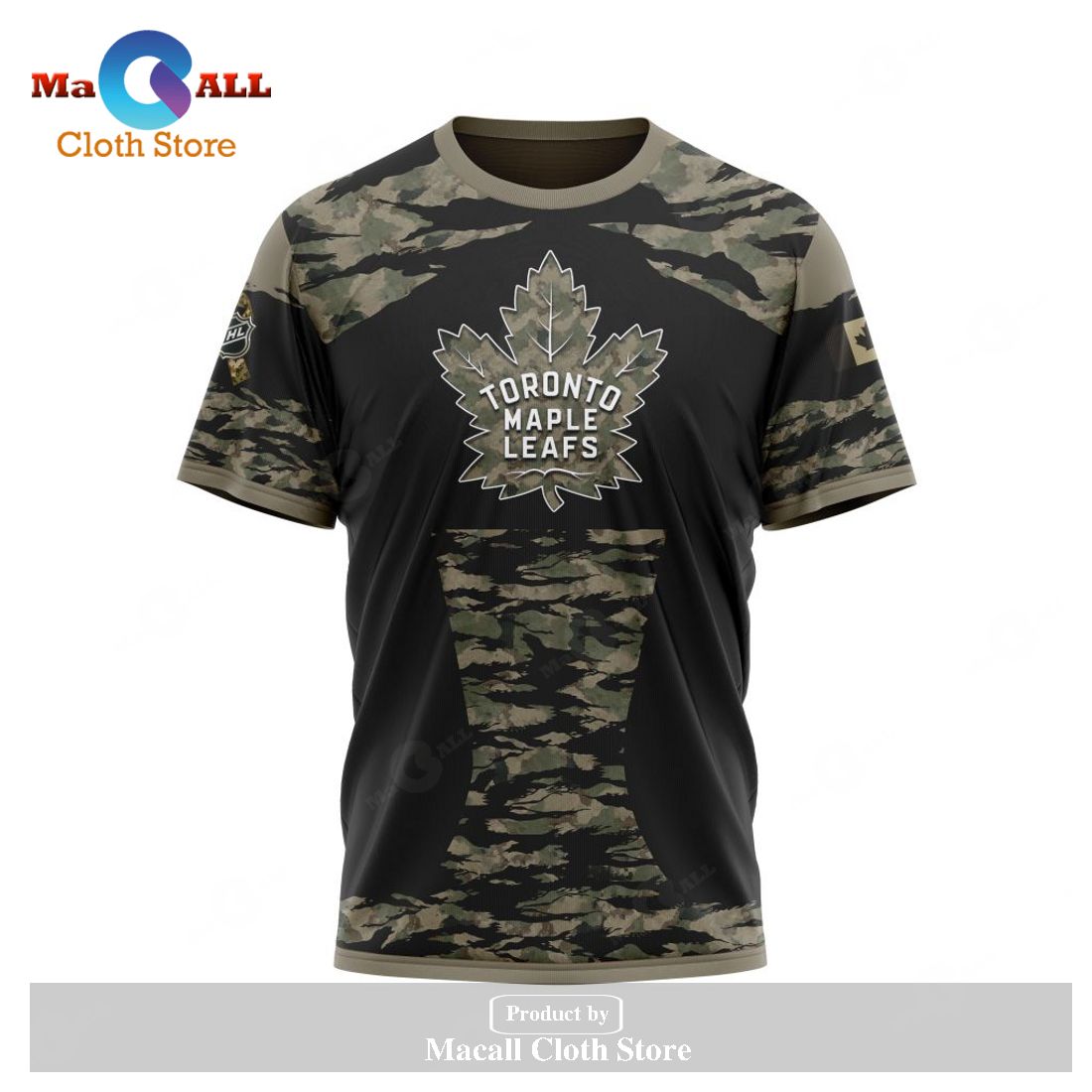 Personalized NHL Toronto Maple Leafs - Honors Veterans And Military Members Kits V5 Hoodie Sweatshirt 3D Personalized NHL Toronto Maple Leafs - Honors Veterans And Military Members Kits V5 Hoodie Sweatshirt 3D