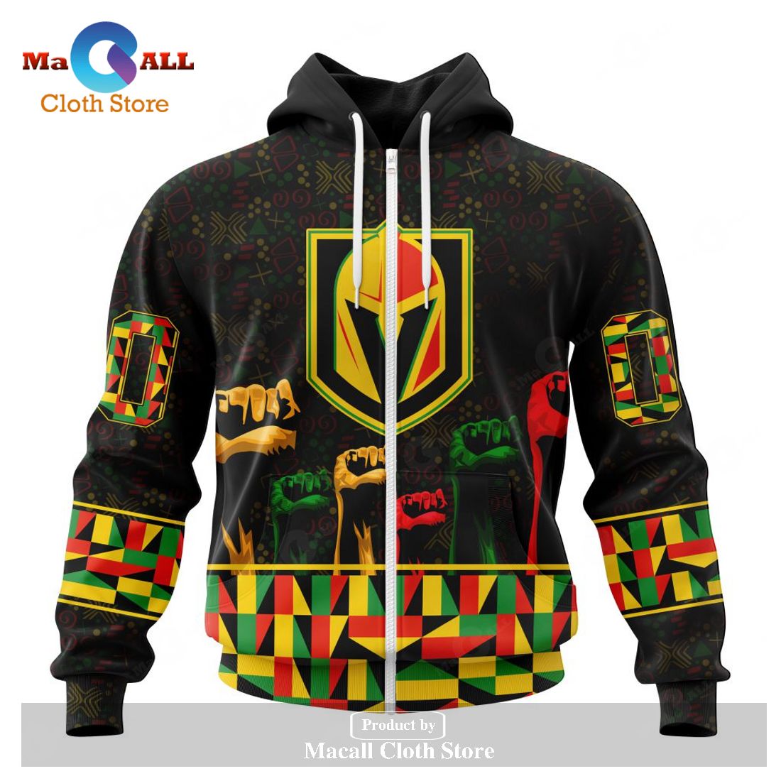 Personalized NHL Vegas Golden Knights Special Design Celebrate Black History Month Hoodie Sweatshirt 3D Personalized NHL Vegas Golden Knights Special Design Celebrate Black History Month Hoodie Sweatshirt 3D