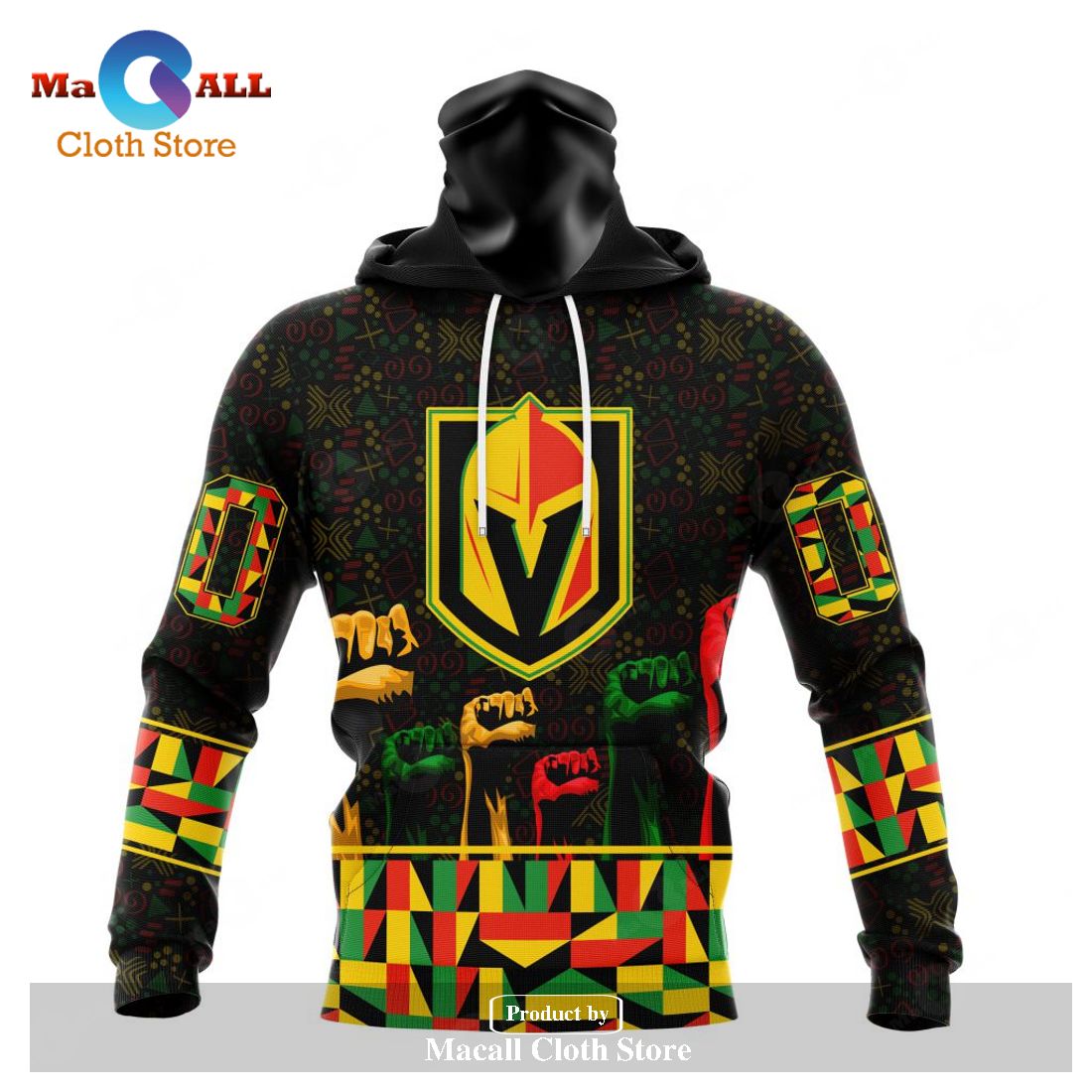 Personalized NHL Vegas Golden Knights Special Design Celebrate Black History Month Hoodie Sweatshirt 3D Personalized NHL Vegas Golden Knights Special Design Celebrate Black History Month Hoodie Sweatshirt 3D