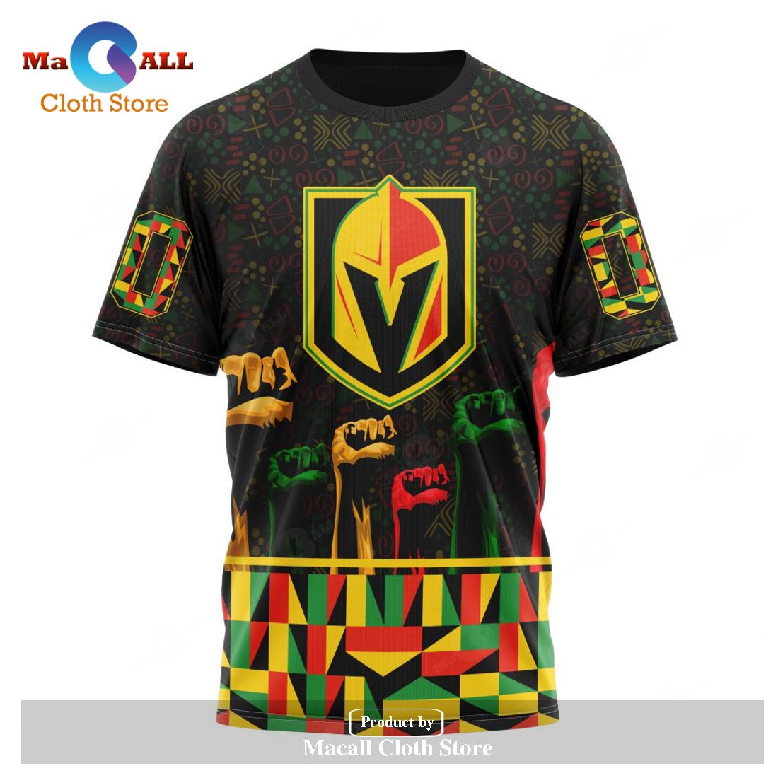 Personalized NHL Vegas Golden Knights Special Design Celebrate Black History Month Hoodie Sweatshirt 3D Personalized NHL Vegas Golden Knights Special Design Celebrate Black History Month Hoodie Sweatshirt 3D