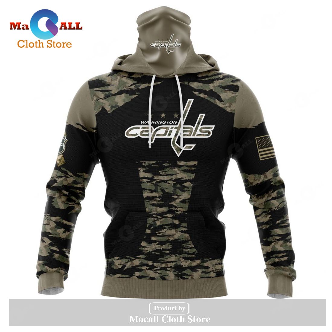 Personalized NHL Washington Capitals - Honors Veterans And Military Members Kits V5 Hoodie Sweatshirt 3D Personalized NHL Washington Capitals - Honors Veterans And Military Members Kits V5 Hoodie Sweatshirt 3D