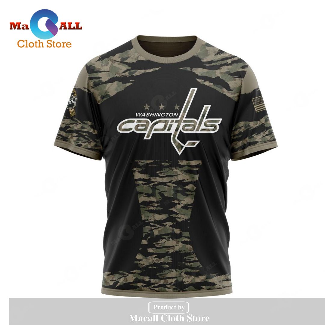 Personalized NHL Washington Capitals - Honors Veterans And Military Members Kits V5 Hoodie Sweatshirt 3D Personalized NHL Washington Capitals - Honors Veterans And Military Members Kits V5 Hoodie Sweatshirt 3D