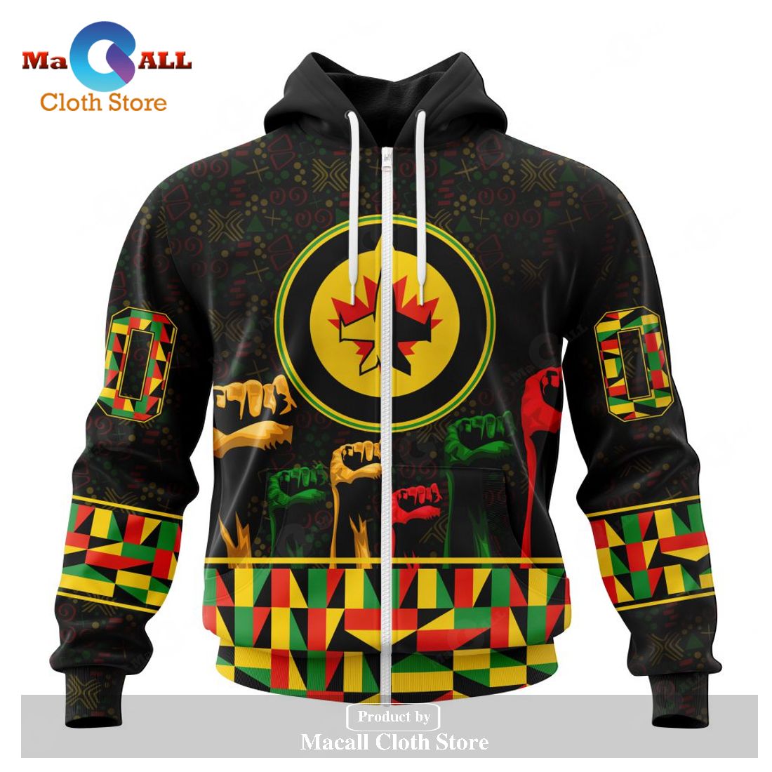 Personalized NHL Winnipeg Jets Special Design Celebrate Black History Month Hoodie Sweatshirt 3D Personalized NHL Winnipeg Jets Special Design Celebrate Black History Month Hoodie Sweatshirt 3D