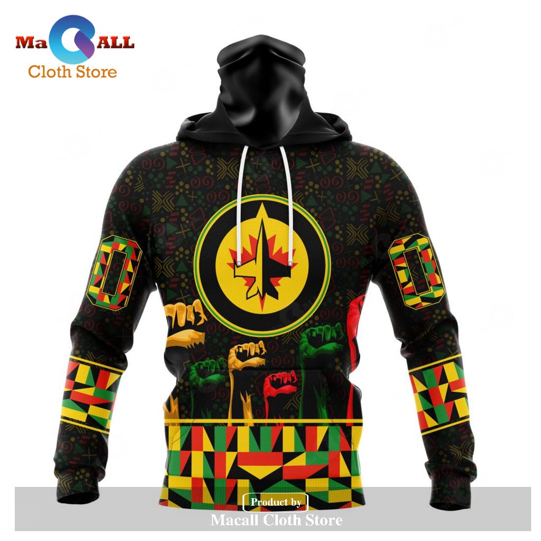 Personalized NHL Winnipeg Jets Special Design Celebrate Black History Month Hoodie Sweatshirt 3D Personalized NHL Winnipeg Jets Special Design Celebrate Black History Month Hoodie Sweatshirt 3D