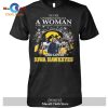 Real Women Love Football Smart Women Love The Iowa Hawkeyes-Unisex T-Shirt