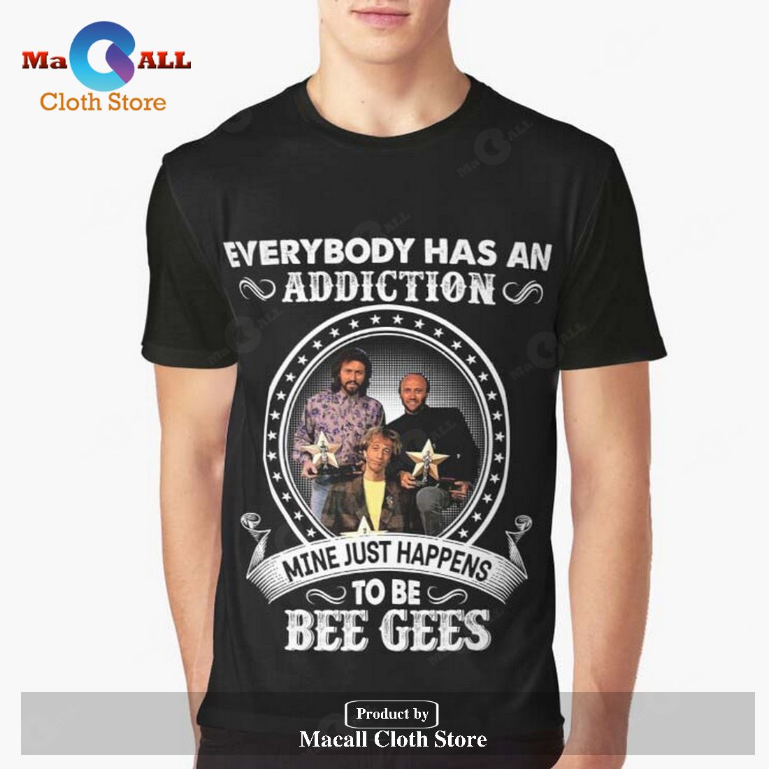 Bee Gees Classic-Unisex T-Shirt Hoodie Sweatshirt - P321 Bee Gees Classic-Unisex T-Shirt Hoodie Sweatshirt - P321