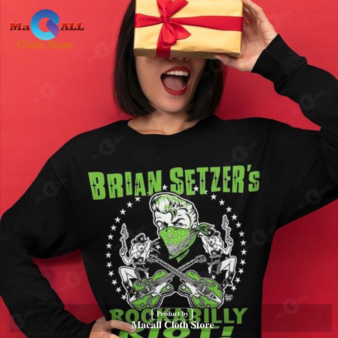 Brian Setzer American Flag Signature Classic-Unisex T-Shirt Hoodie Sweatshirt Brian Setzer American Flag Signature Classic-Unisex T-Shirt Hoodie Sweatshirt
