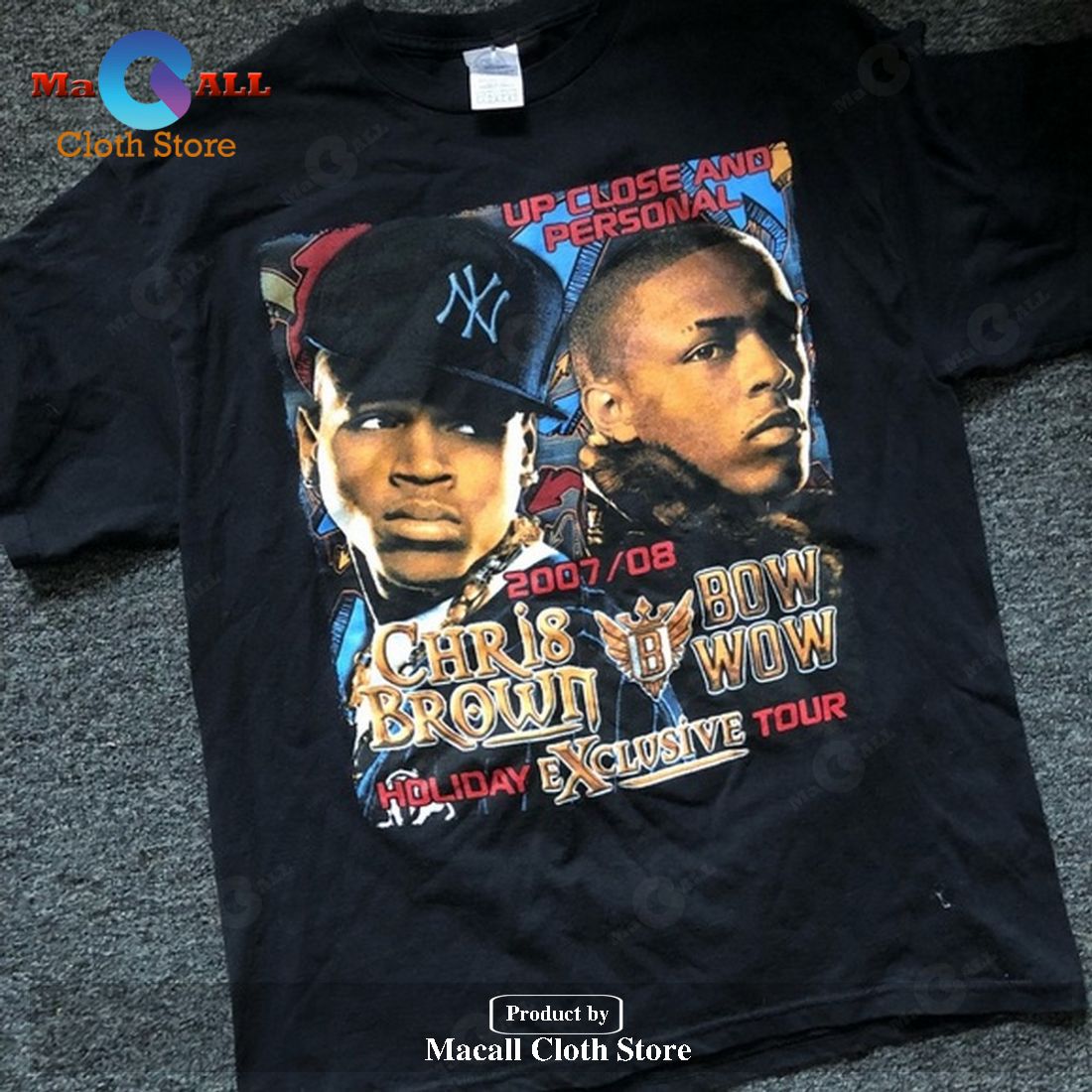 Chris Brown Hodiday Exclusive Tour Classic-Unisex T-Shirt Hoodie Sweatshirt