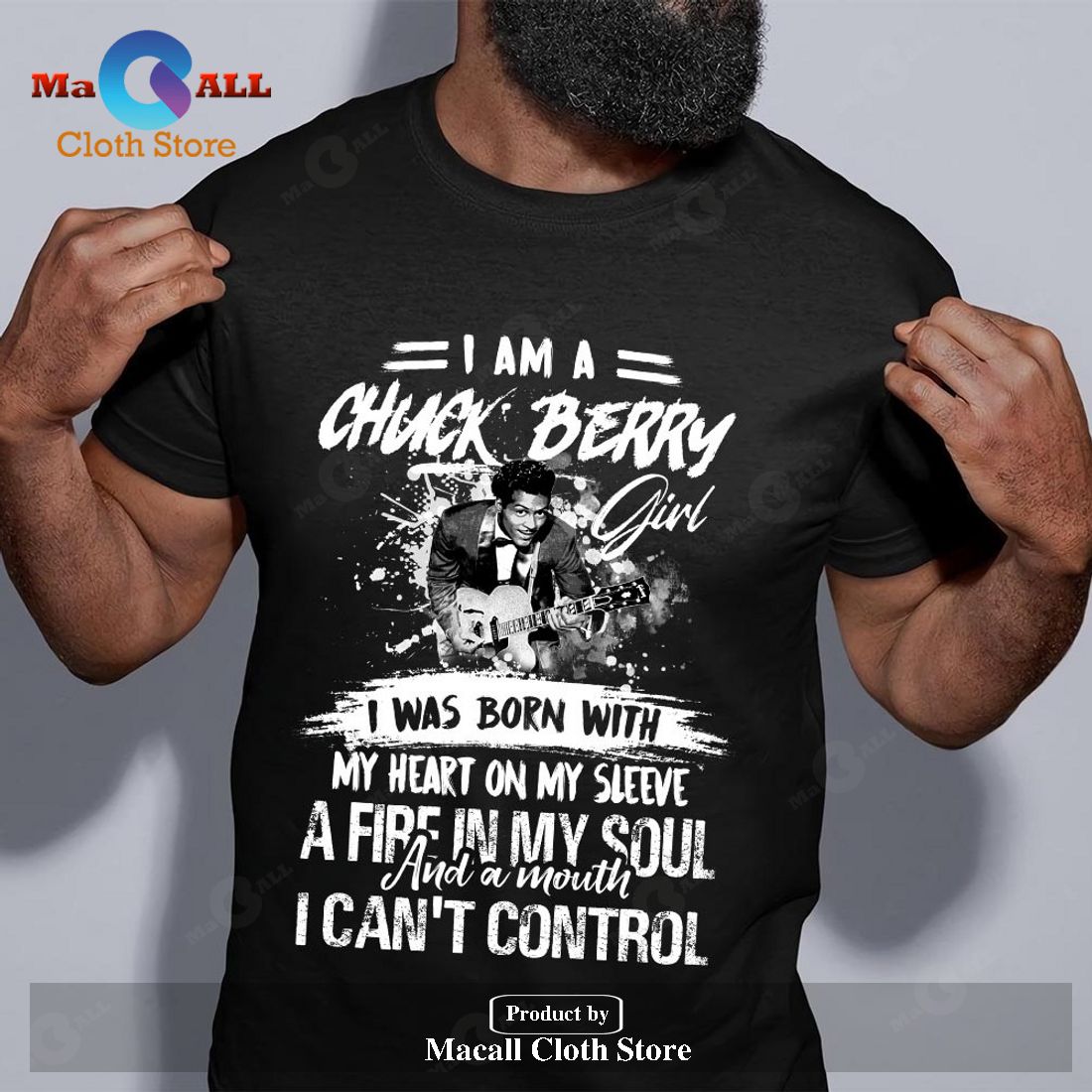 I am a Chuck Berry girl Classic-Unisex T-Shirt Hoodie Sweatshirt I am a Chuck Berry girl Classic-Unisex T-Shirt Hoodie Sweatshirt