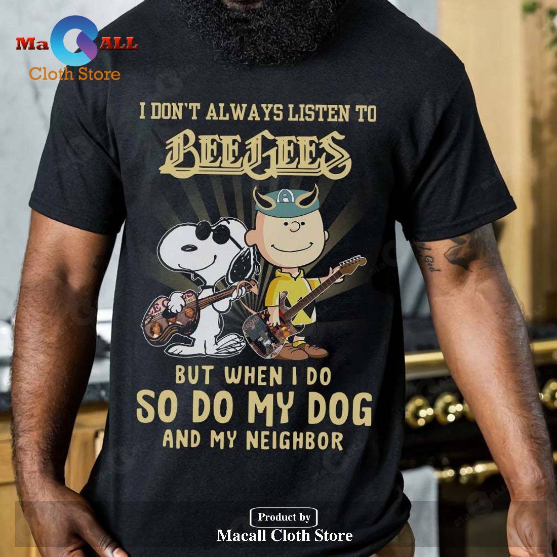 I dont always listen to Bee Gees but when i do so do my dog and my neighbor Classic-Unisex T-Shirt Hoodie Sweatshirt I dont always listen to Bee Gees but when i do so do my dog and my neighbor Classic-Unisex T-Shirt Hoodie Sweatshirt